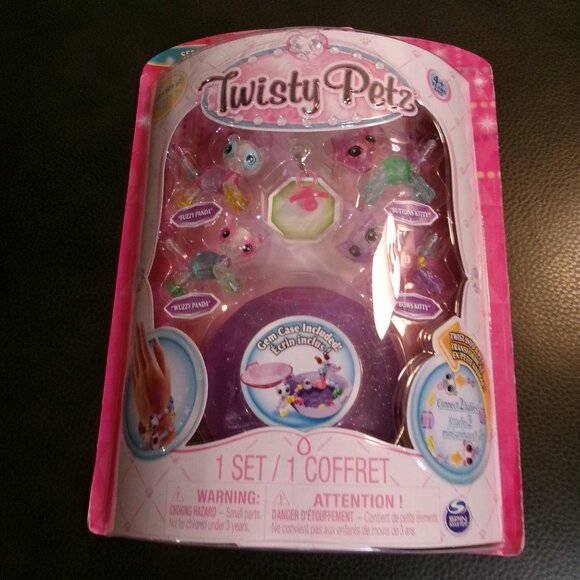 NWT Series 1 Twisty Petz Kitties and Pandas Babies Bracelet Set - Picture 1 of 6